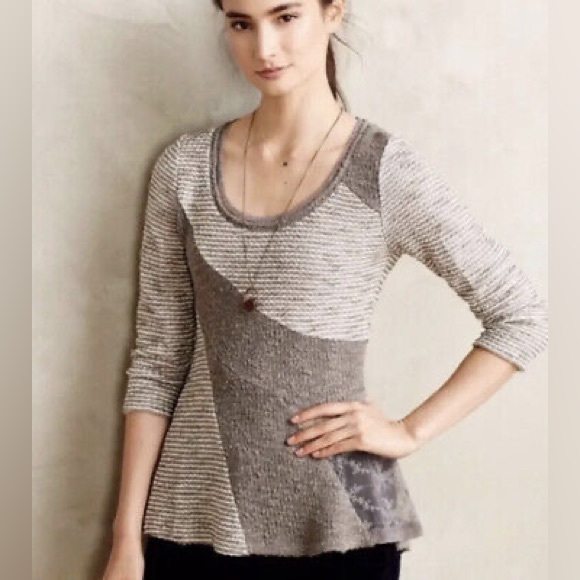 ANTHROPOLOGIE Angel of the North leta pullover knit tunic size M - Picture 1 of 7